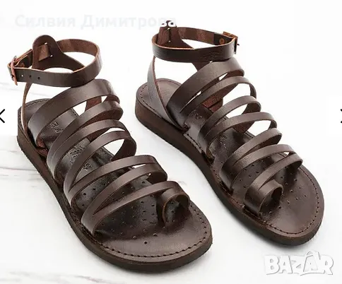  Marjin Дамски сандали естествена кожа Eva Sole Saper, снимка 1