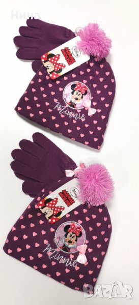 Шапка + ръкавички Мини Маус 🎀, снимка 1