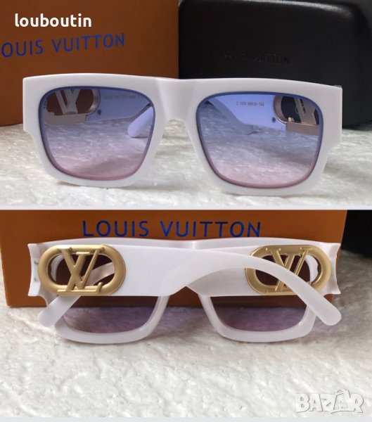Louis Vuitton 2023 висок клас слънчеви очила унисекс бяло, снимка 1