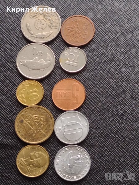 Лот монети от цял свят 10 броя АРАБСКА,КАНАДА, КИРГИЗИЯ ЗА КОЛЕКЦИЯ ДЕКОРАЦИЯ 30188, снимка 1