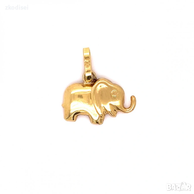 Златен медальон 1,24гр. 14кр. проба:585 модел:29934-1, снимка 1