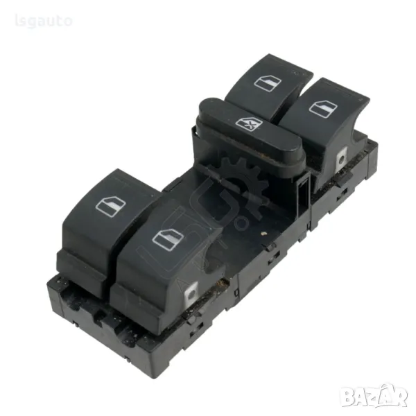 Панел бутони ел. стъкла предна дясна врата Seat Leon II 2005-2012 ID:146932, снимка 1