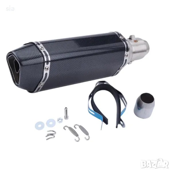 Гърне за мотор, 37см, неръждаема стомана, карбон, снимка 1