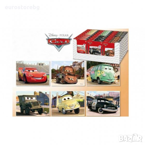 Комплект пъзели Disney Cars, 6 броя от 35 части всеки., снимка 1