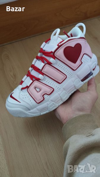 Nike Air More Uptempo Hearts Нови Оригинални Дамски Обувки Маратонки Кецове Размер 38 39 40 Номер, снимка 1