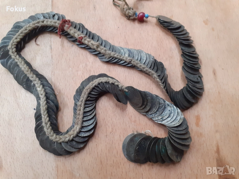 Стар възрожденски накит за но сия наниз акчета, снимка 1