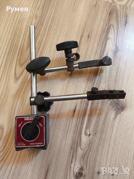 Магнитна основа Mitutoyo 7011sn с магнитна сила 600 N, снимка 1