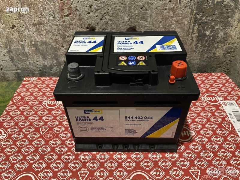 Почти чисто нов акумулатор Cartechnic 44 амп/ч 440 А с гаранция, снимка 1