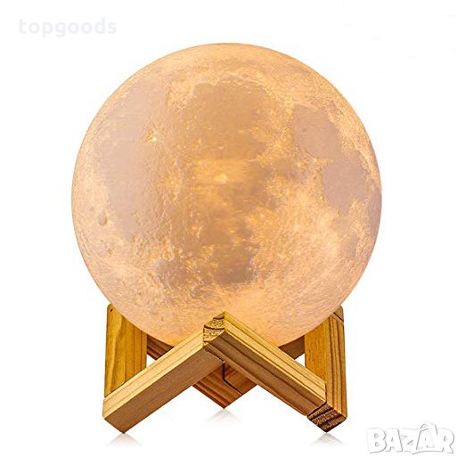 LED лампа с формата на луна, снимка 1