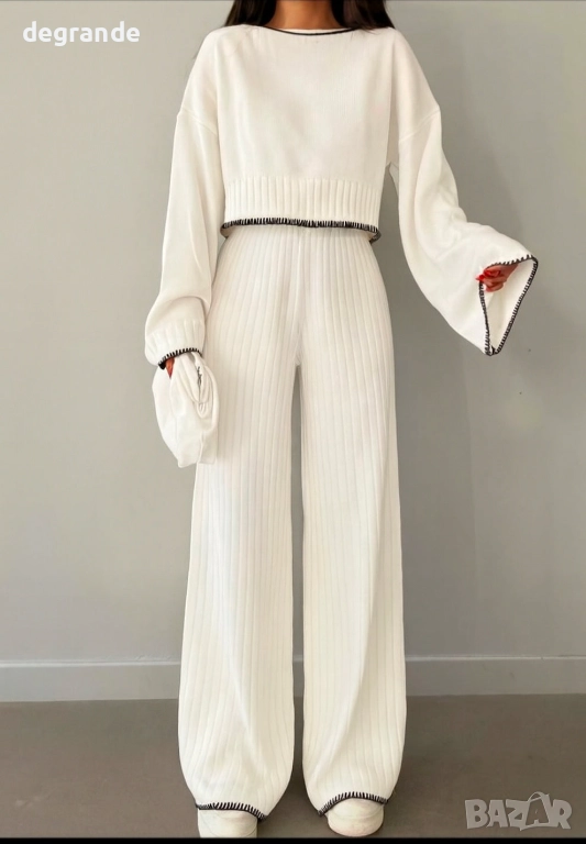 НАМАЛЕН Дамски Комплект Финно Плетисо , снимка 1