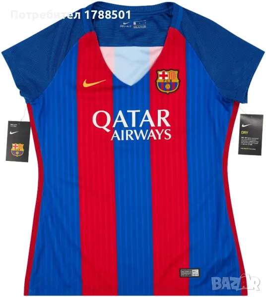 *НОВА* Дамска Тениска Барселона 2016-17 Размер L, снимка 1