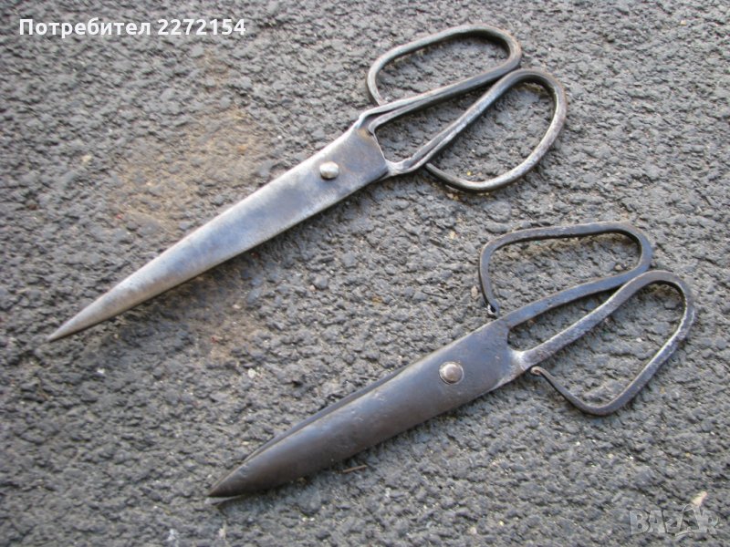 Кована ножица-19 век-2бр, снимка 1