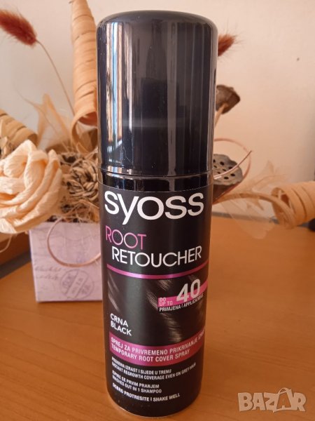 Syoss Root Retoucher Оцветяващ спрей за корени Черен 120 мл в Продукти ...