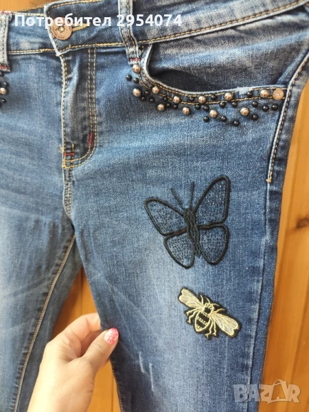 интересни дънки -20лв, снимка 1