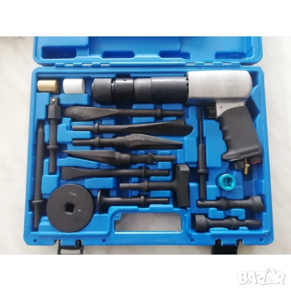 Професионален пневматичен чук к-т с инструменти –19 части, снимка 1
