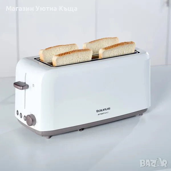 НОВ Тостер с Гаранция Taurus My Toast Duplo, снимка 1