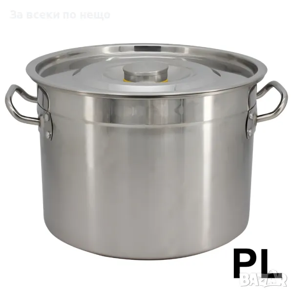 Казан с капак Rosberg R51211A40S, 42 см, 32 литра, Неръждаема стомана Код P271, снимка 1