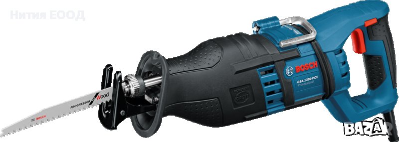 Bosch GSA 1300 PCE Professional Саблен трион 1300W, куфар, вкл.консумативи, 060164E200, снимка 1