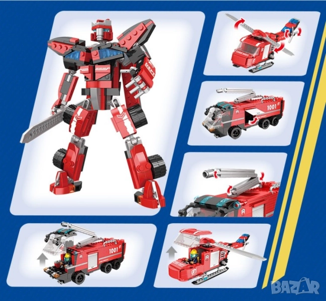 Детска играчка робот трансформарс - wj8, снимка 1