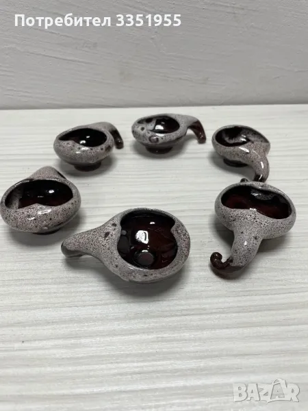 Чаши за Ракия Троянска Керамика, снимка 1