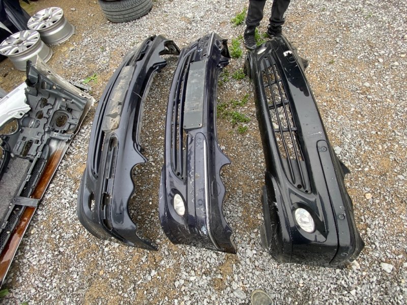 Предна броня мерцедес ц класа фейслифт w203 facelift черна , снимка 1