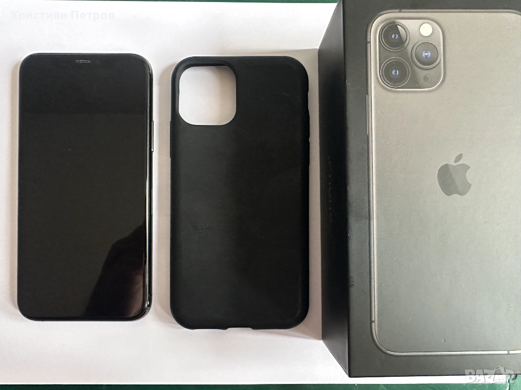 КАТО НОВ !! iPhone 11 Pro - ЧЕРЕН - 64GB - Отключен - 100% БАТЕРИЯ !!, снимка 1