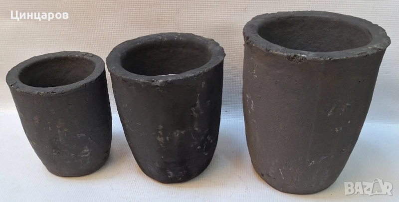 Пота,тигел,съд глина-графит за топене метал.Обем съд 6кг;12кг;18кг, снимка 1