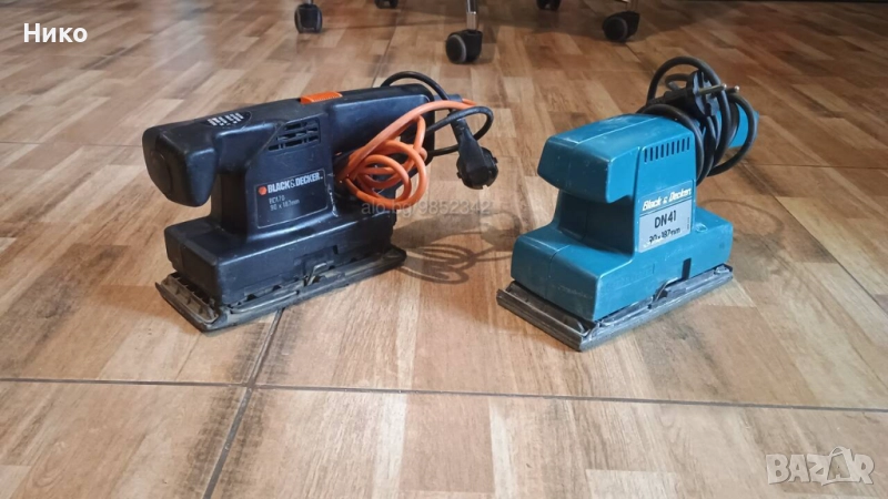 Вибрационни шлайфмашини Black and deck:DN41-F3 и BD170, снимка 1
