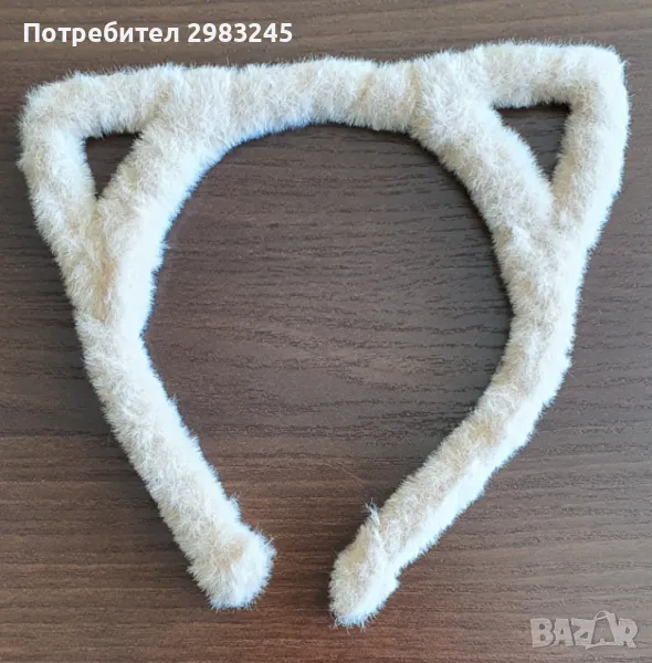 Детска диадема "Котешки ушички", снимка 1