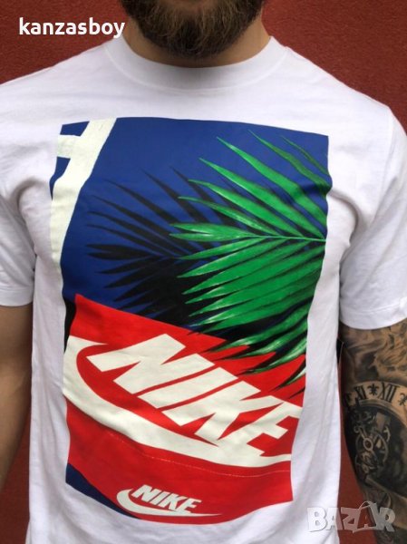 nike air box logo - страхотна мъжка тениска 2ХЛ, снимка 1