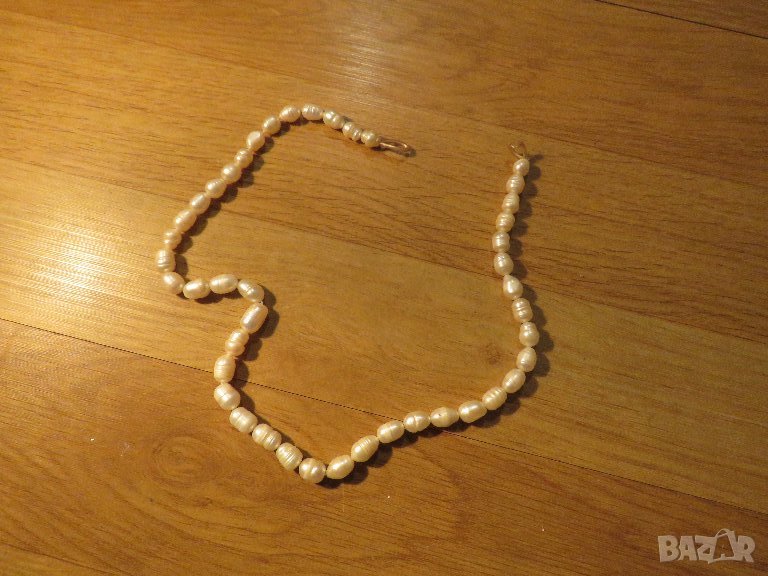 Старинна връзка за очила от естествени перли, перла - за да са винаги очилата във вас, снимка 1