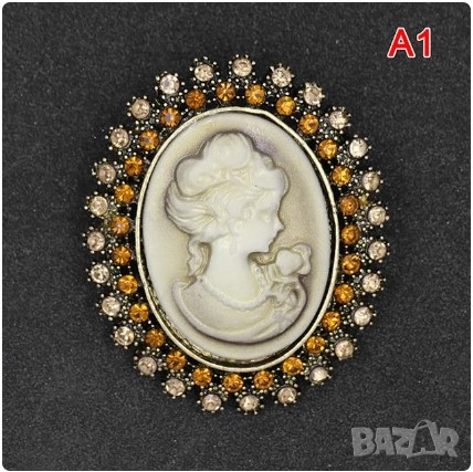 Брошка с камея, снимка 1