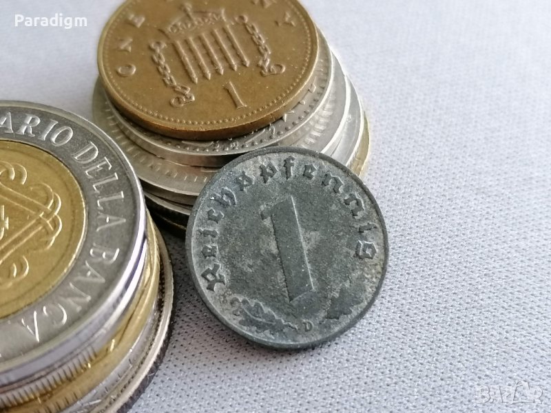 Райх монета - Германия - 1 пфениг | 1941г.; серия D, снимка 1