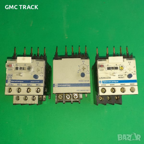 Термични защити Telemecanique 1,8-2,6A и 8-11,5А комплект 3бр., снимка 1