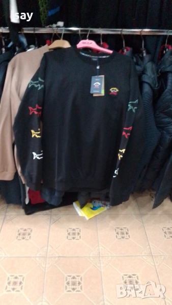 Мъжки пуловер Паул Шарк в черен цвят 3ХЛ последен размер , снимка 1