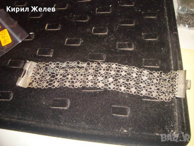 18 ВЕК ВЪЗРОЖДЕНСКА СРЕБЪРНА САЧАНЕНА ГРИВНА РЪЧНА ИЗРАБОТКА СТАРИННА ПЛЕТКА с ЩИФТ НАКИТ БИЖУ 17644, снимка 10 - Антикварни и старинни предмети - 33215654