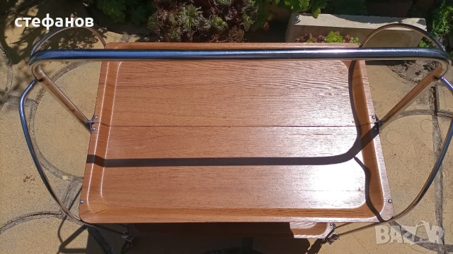 Руска сгъваема помощна масичка на колела, бар масичка, снимка 4 - Други - 50973186