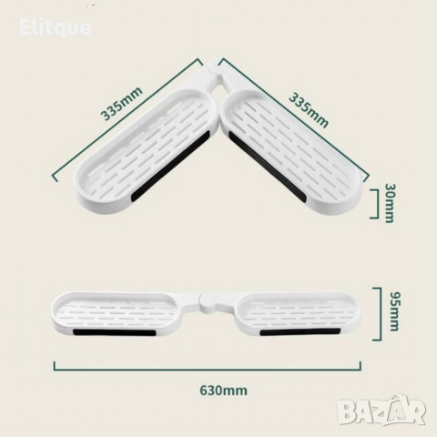 Въртяща се стойка за баня без пробиви, снимка 3 - Други стоки за дома - 52832709