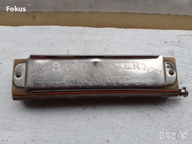 Стара колекционерска немска хармоника, снимка 2 - Антикварни и старинни предмети - 53498342