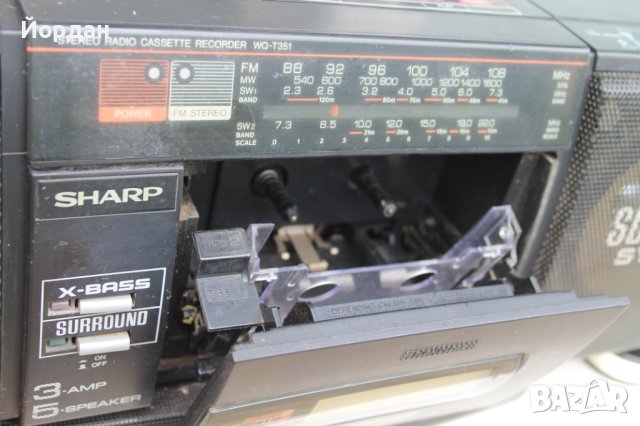 Радиокасетофон "Sharp WA t3512'', снимка 5 - Антикварни и старинни предмети - 40713654