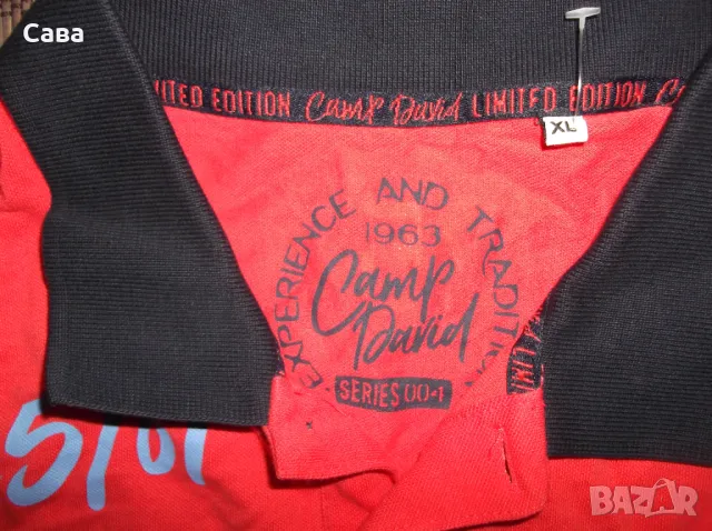 Тениска и блуза CAMP DAVID  мъжки,ХЛ, снимка 2 - Тениски - 50329235