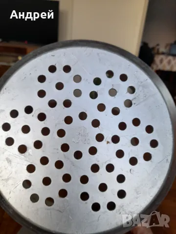 Стара алуминиева цедка,гевгир #13, снимка 5 - Антикварни и старинни предмети - 48474010