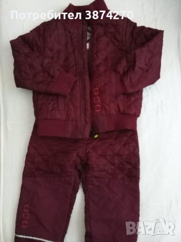 Термо комплект Mikk-line с поларен хастар за 3- 4 г., снимка 1 - Детски якета и елеци - 43585591