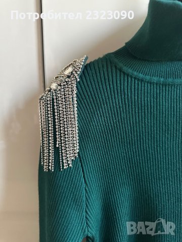 Дамски пуловер, снимка 2 - Блузи с дълъг ръкав и пуловери - 43936276
