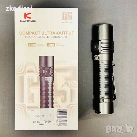 LED фенер KLARUS G15