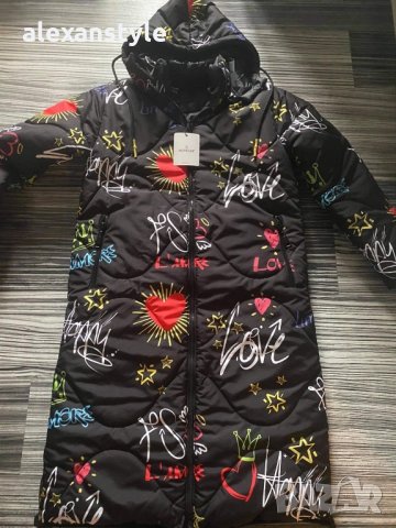 Двулицево дамско дълго яке/реплика/, снимка 9 - Якета - 34840413