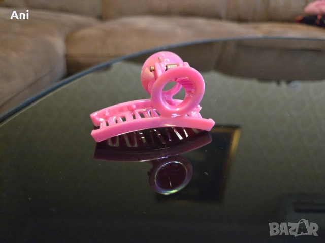 Пластмасови щипки/шноли за коса в 6 различни неонови цветове