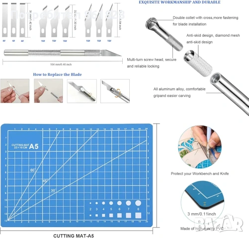 Комплект инструменти за 3D принтер SOOWAY с 36 части, снимка 2 - Други инструменти - 53026654