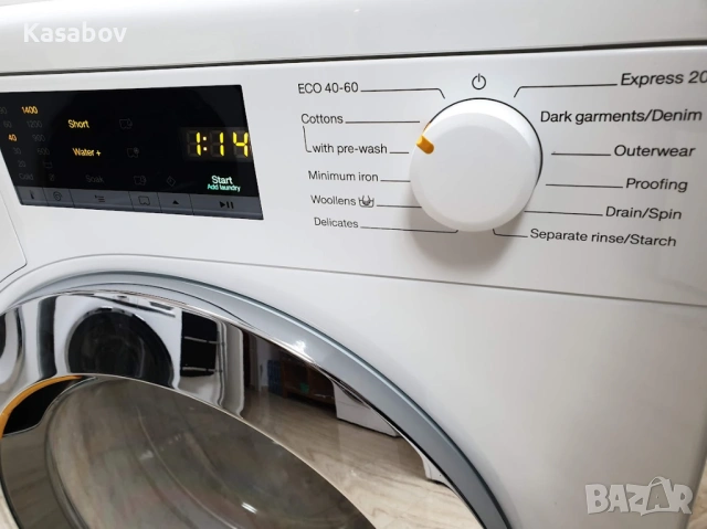 Miele W1 Excellence Active Пералня Миеле 12м Гаранция, снимка 3 - Перални - 53557179