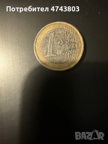 Монета Франция 1евро 2000, снимка 2 - Колекции - 53565349